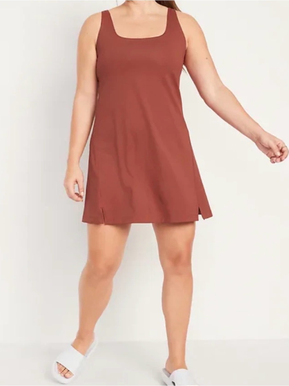 Old Navy Rust Sienna Birch Powersoft Athletic Athleisure Dress Shorts Size 3X